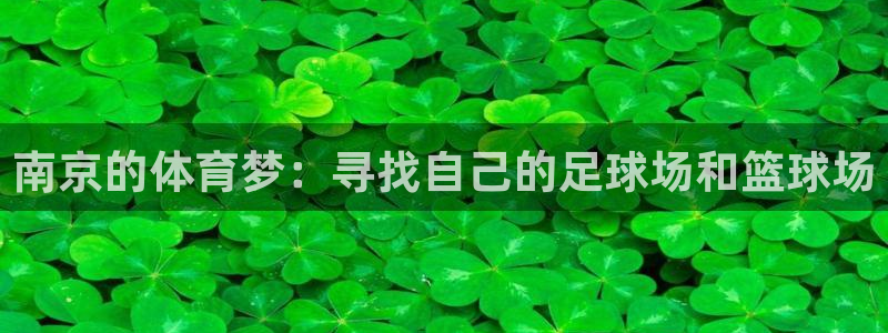 一竞技官方正版app娱乐首页官网下载:南京的体育梦:寻找自己